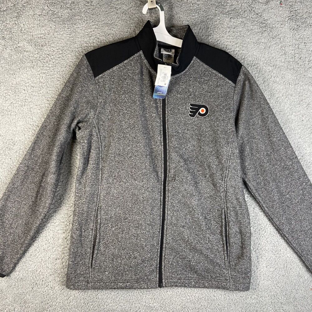 Philadelphia Flyers Men’s Size Medium (38/40) Full Zip Fleece Jacket New…